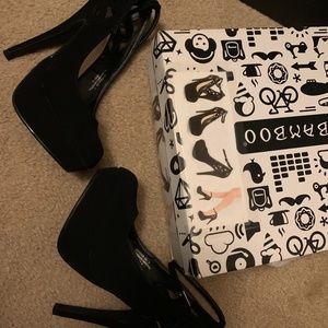 Sexy black heels (open to best offer)